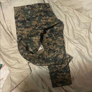 Kids Digital Woodland Camouflage Cargo Pants